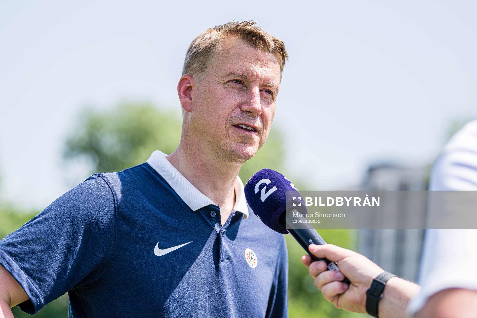 Leif Gunnar Smerud, head coach of the Norwegian under-21