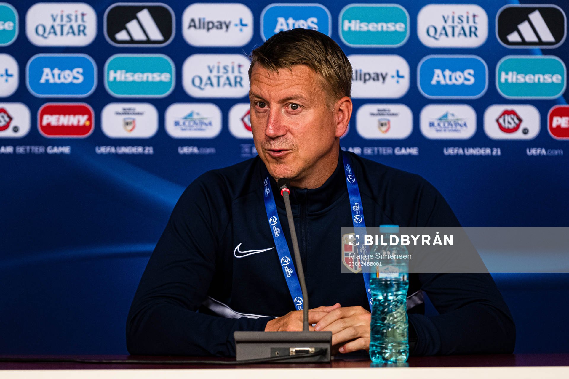 Leif Gunnar Smerud, head coach of the Norwegian under-21