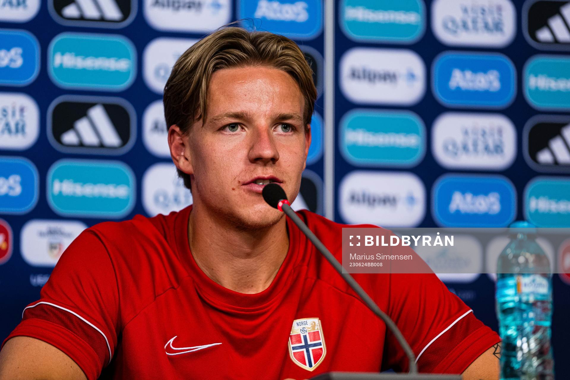 Jesper Norman Daland of the Norwegian under-21 national
