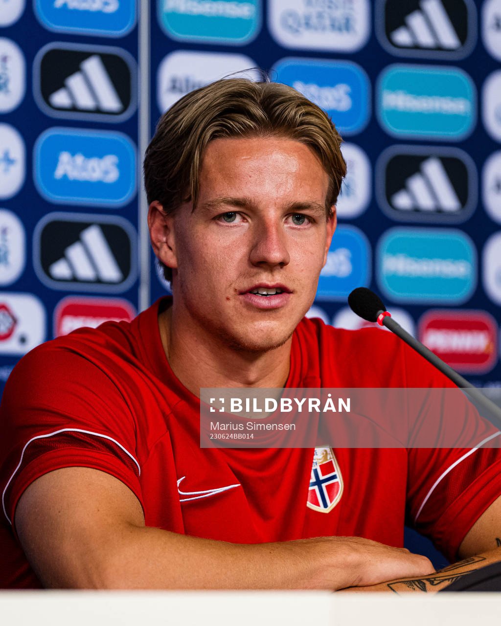 Jesper Norman Daland of the Norwegian under-21 national