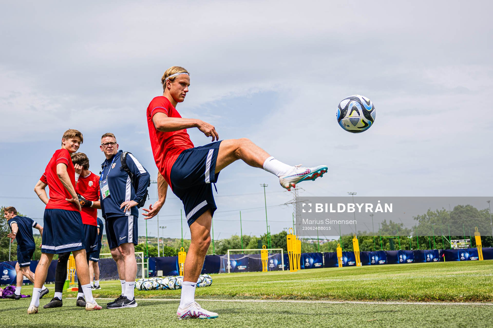 Erik Botheim of the Norwegian under-21 national football