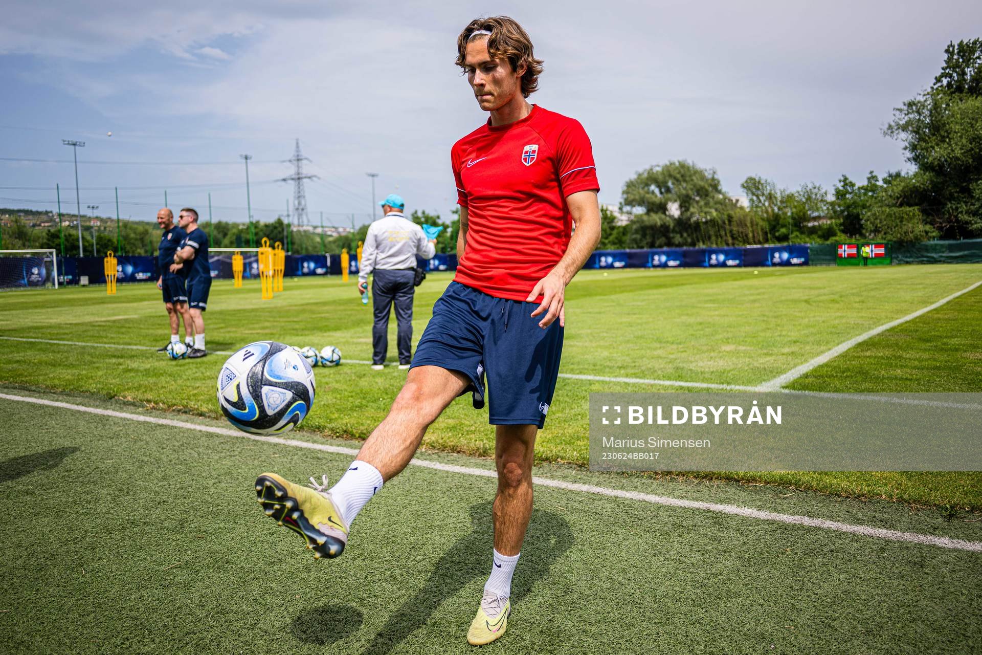 Markus Solbakken of the Norwegian under-21 national