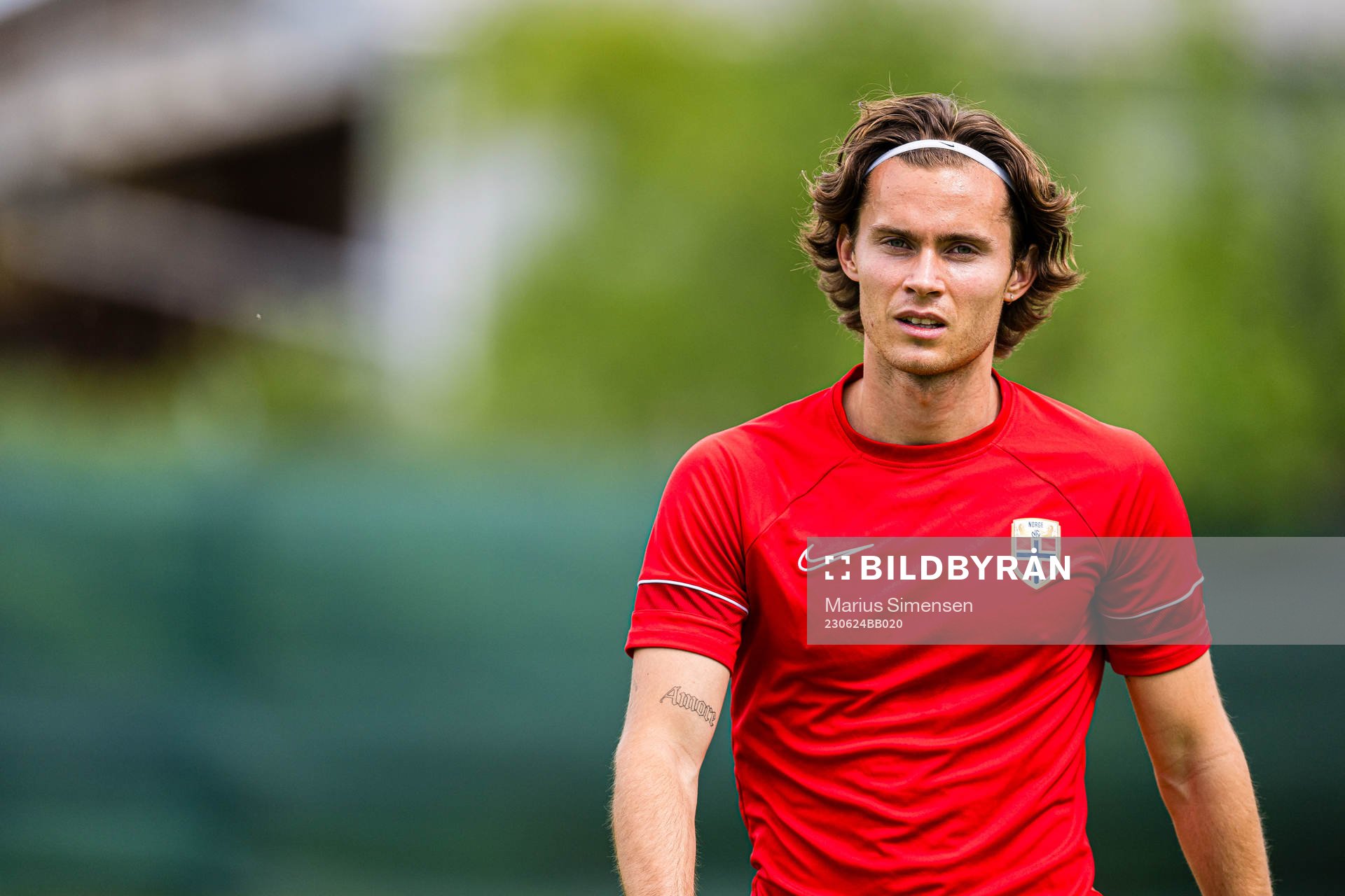 Markus Solbakken of the Norwegian under-21 national