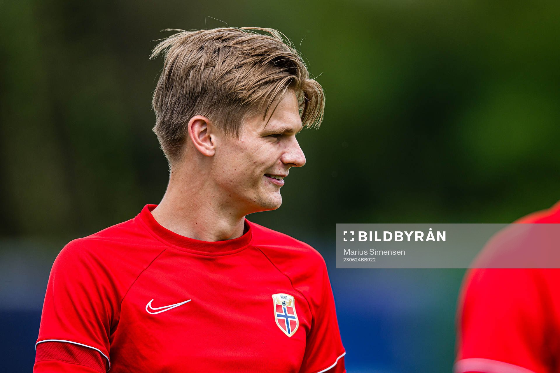 David Møller Wolfe of the Norwegian under-21 national
