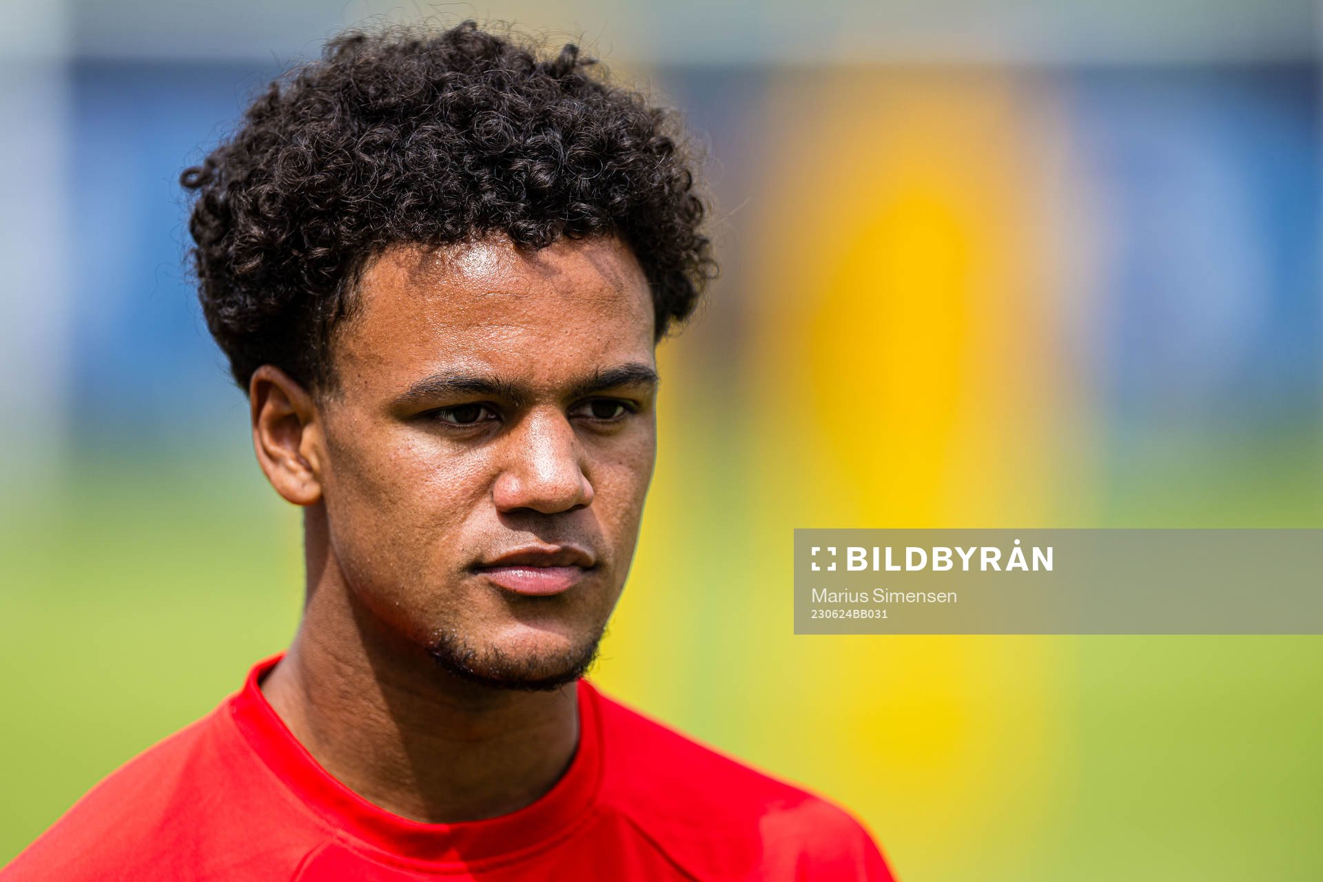 Oscar Bobb of the Norwegian under-21 national football team
