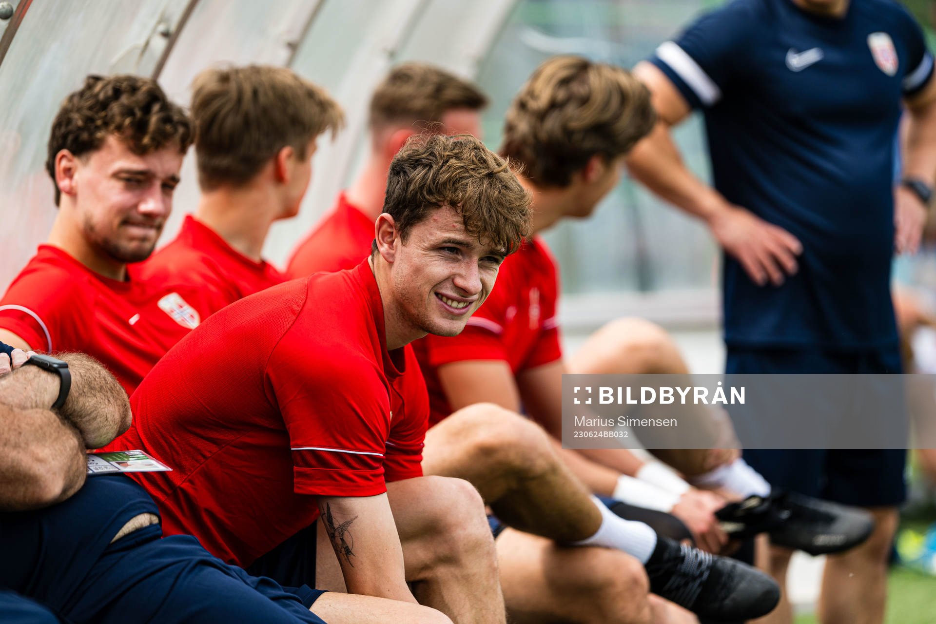 Håkon Evjen of the Norwegian under-21 national football