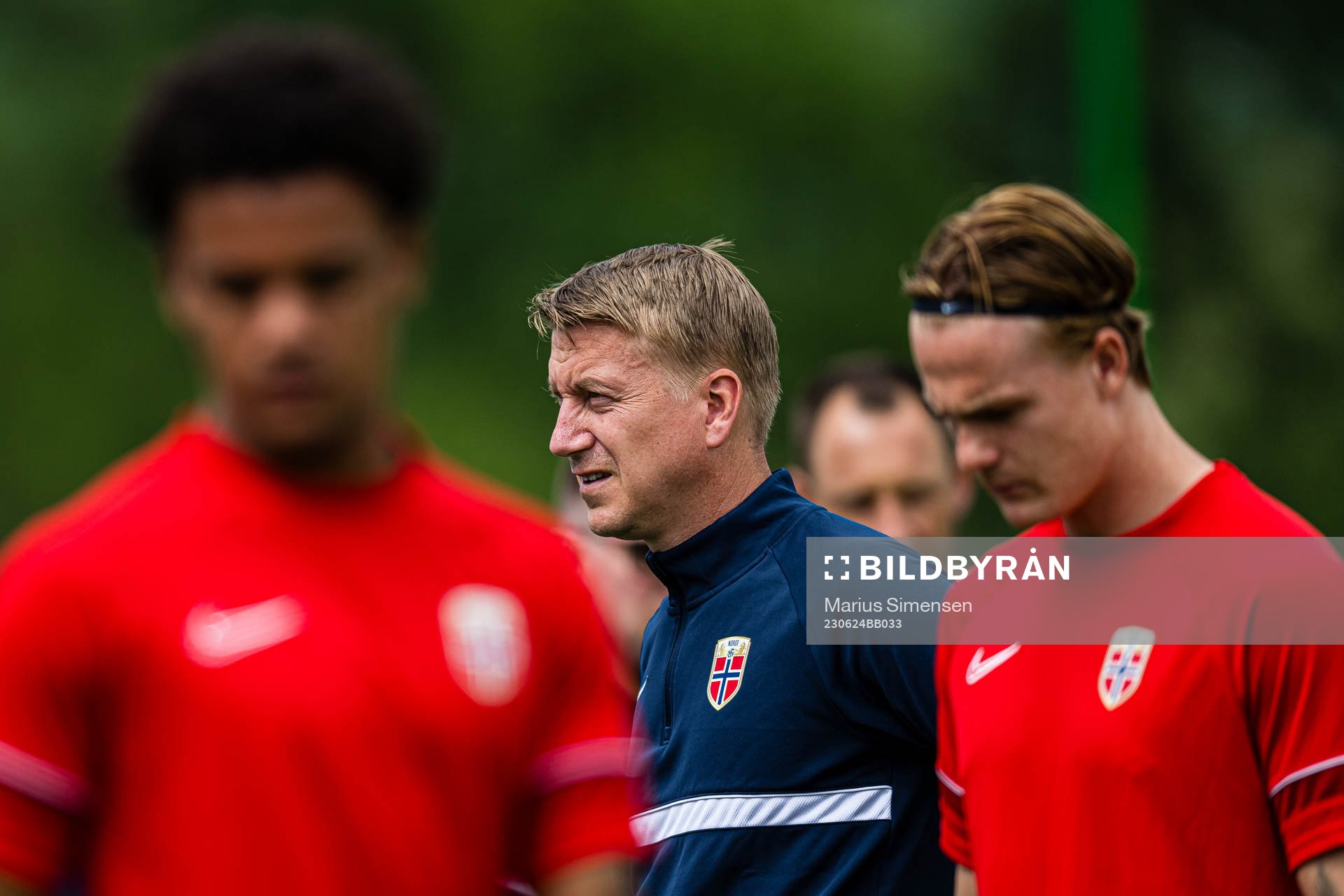 Leif Gunnar Smerud, head coach of the Norwegian under-21