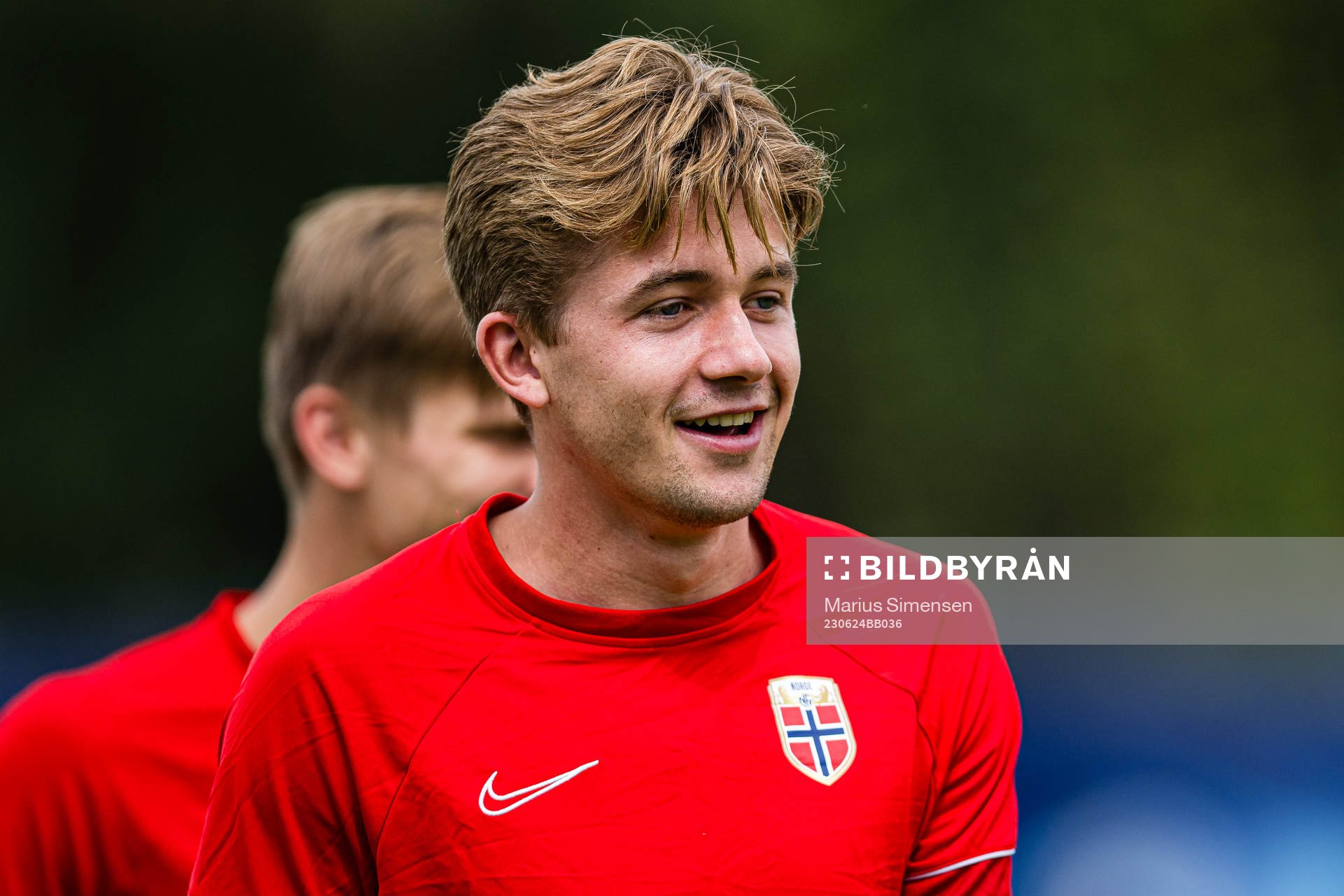 Henrik Heggheim of the Norwegian under-21 national football