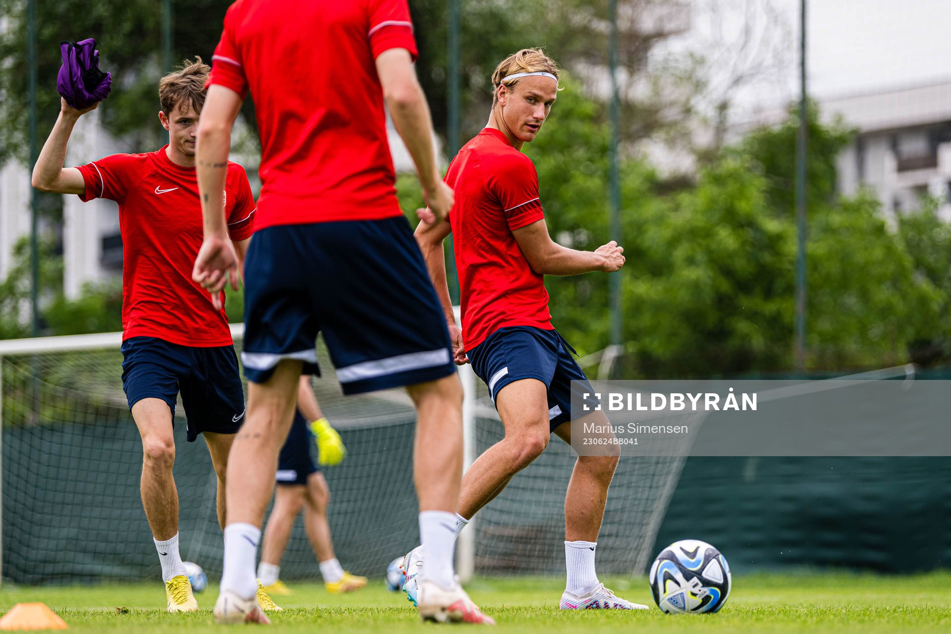 Erik Botheim of the Norwegian under-21 national football