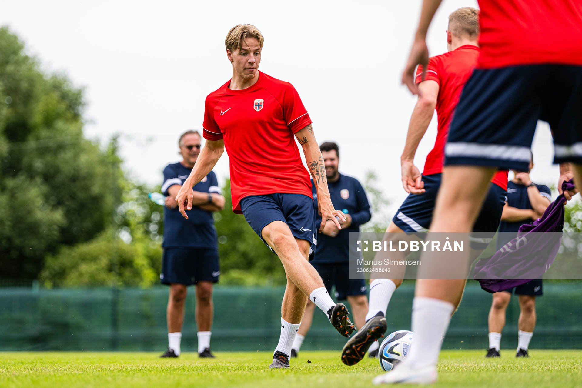 Jesper Norman Daland of the Norwegian under-21 national