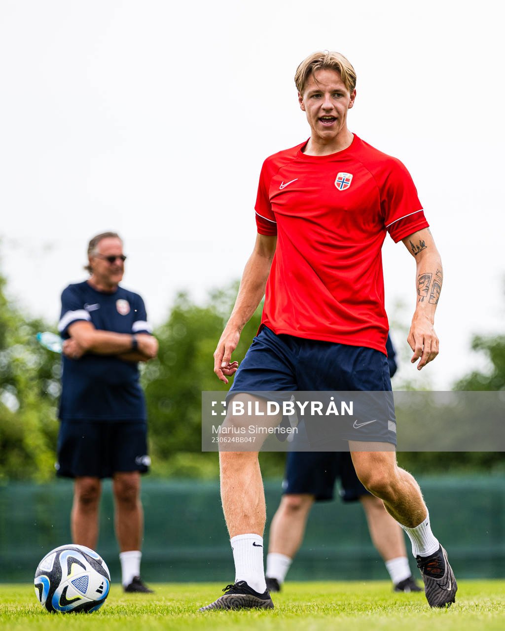 Jesper Norman Daland of the Norwegian under-21 national