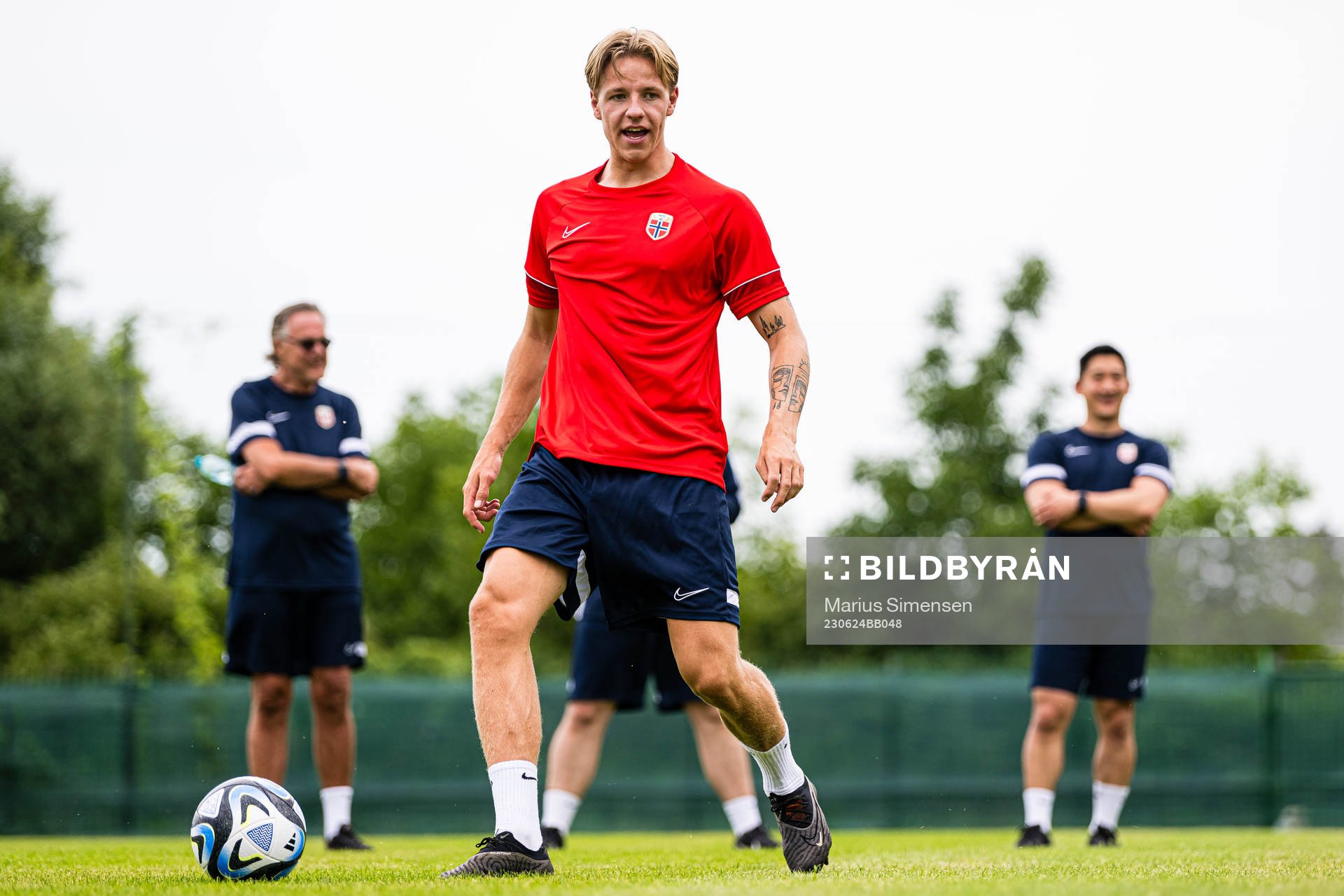 Jesper Norman Daland of the Norwegian under-21 national