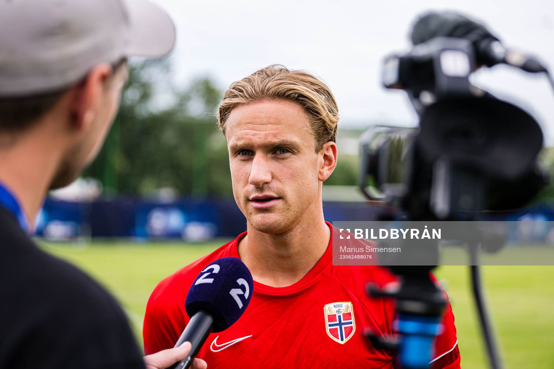 Erik Botheim of the Norwegian under-21 national football
