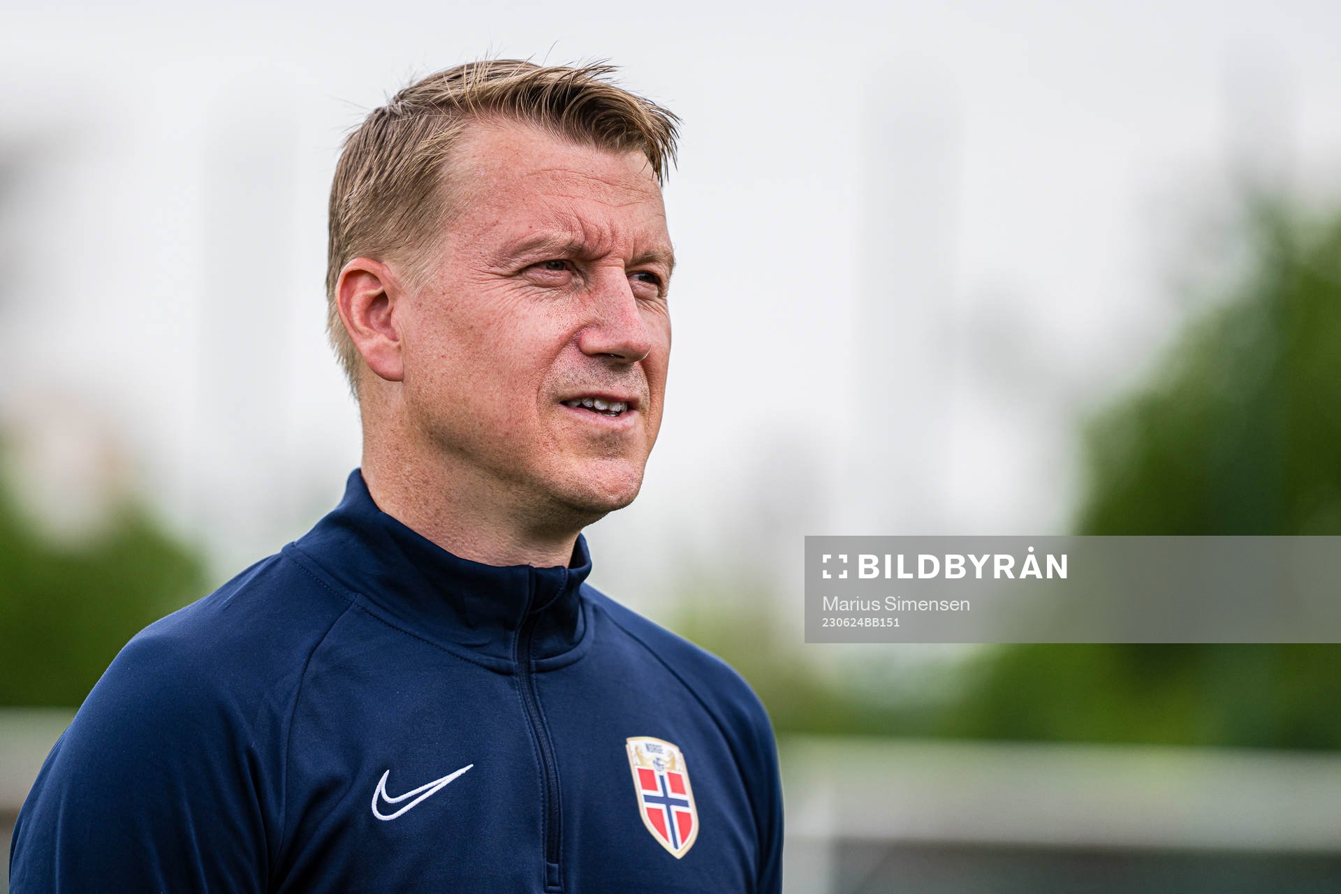 Leif Gunnar Smerud, head coach of the Norwegian under-21