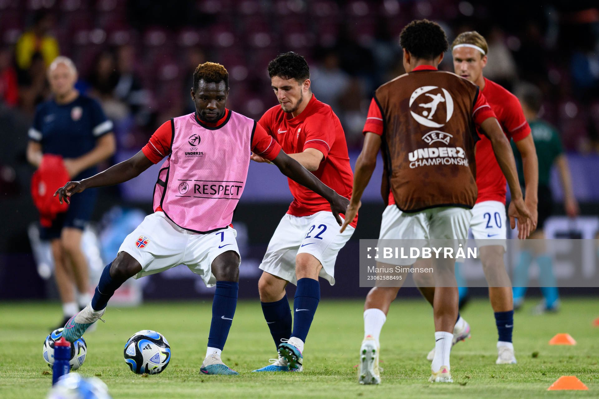 Joshua Kitolano and Christos Zafeiris of Norway