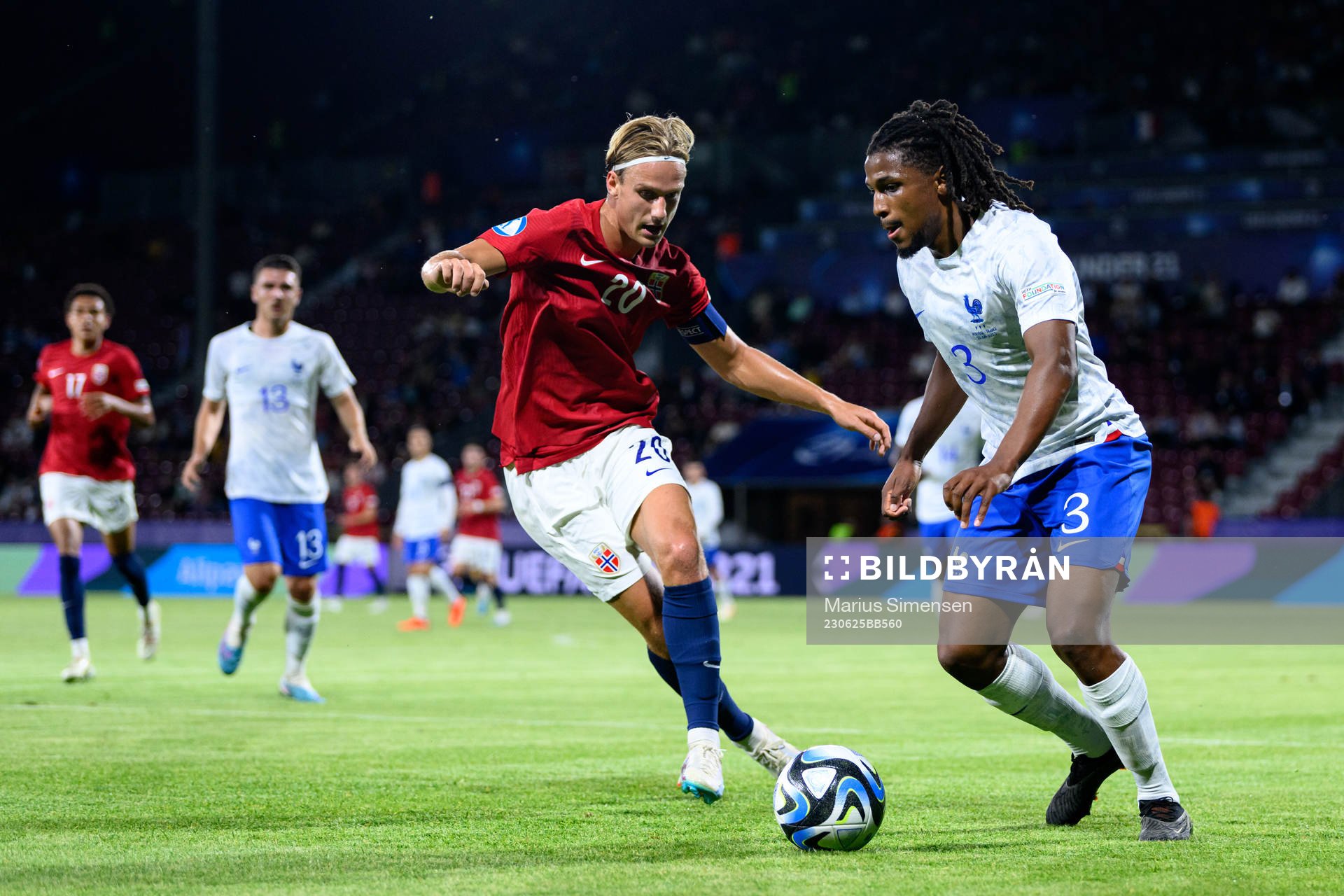 Erik Botheim of Norway and Yasser Larouci of France