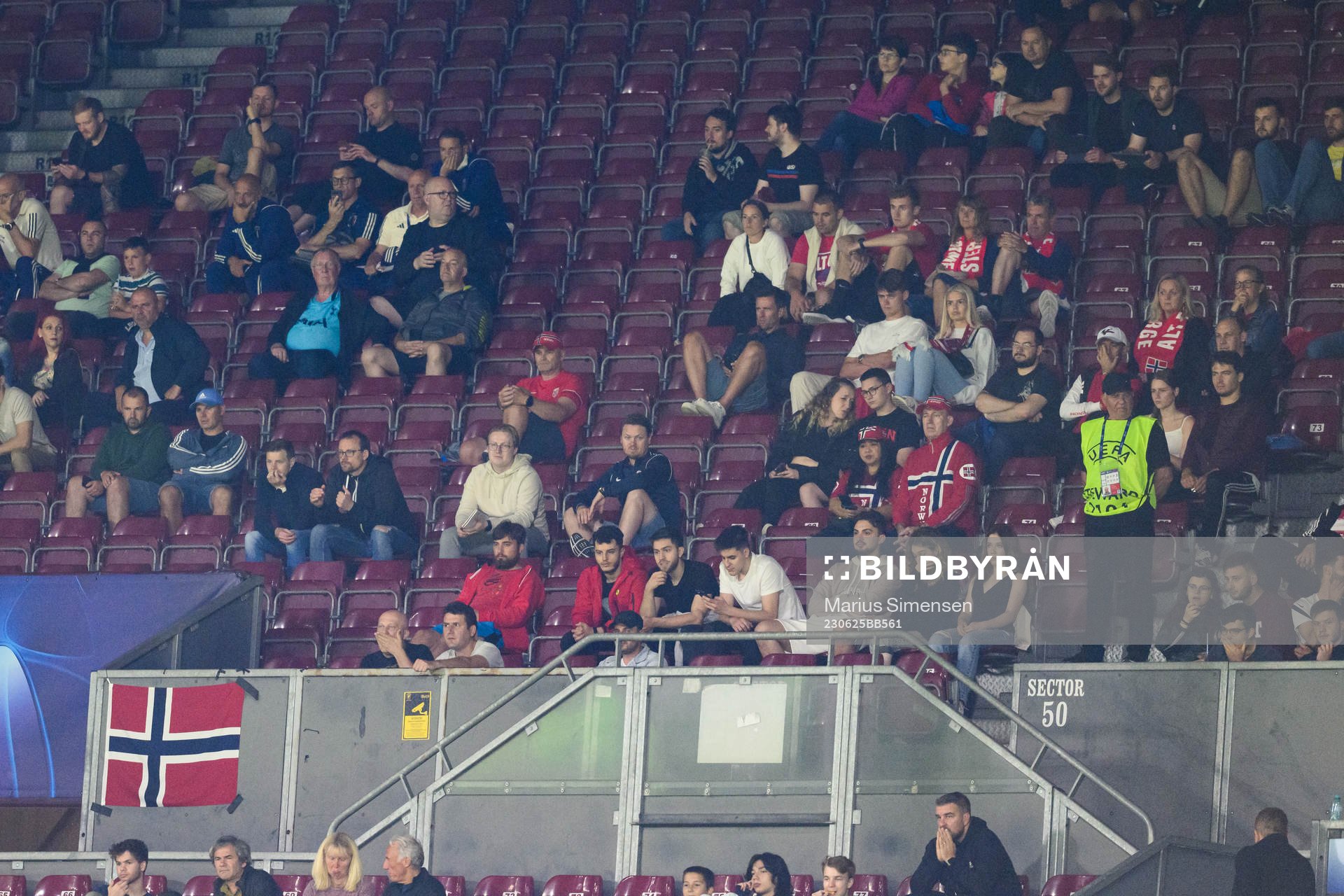Fans of Norway in the stands