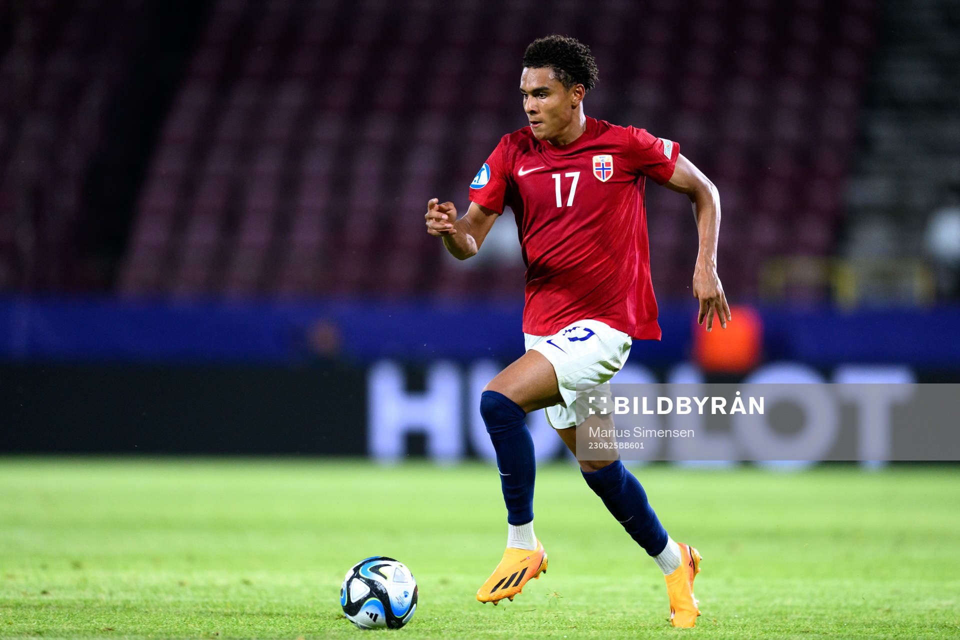 Antonio Nusa of Norway