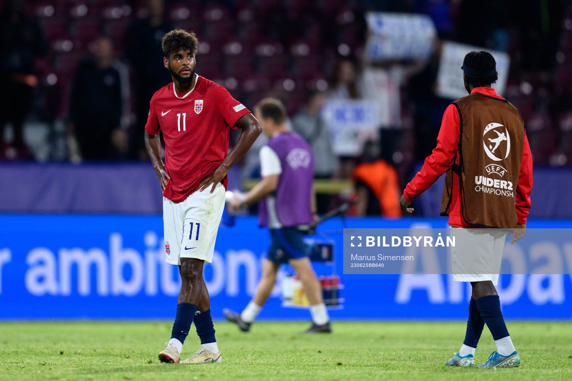 Emil Konradsen Ceide of Norway loos dejected