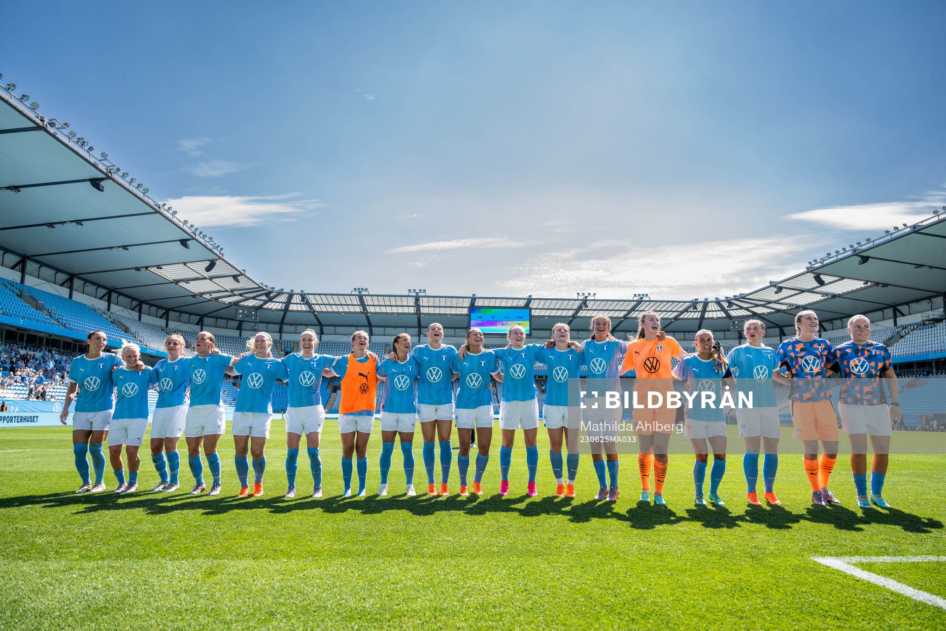 Malmö FFs spelare jublar