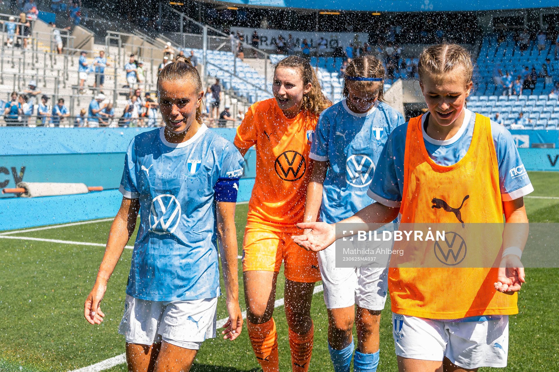 Malmö FFs Elin Björklund och Erica Welin Persson