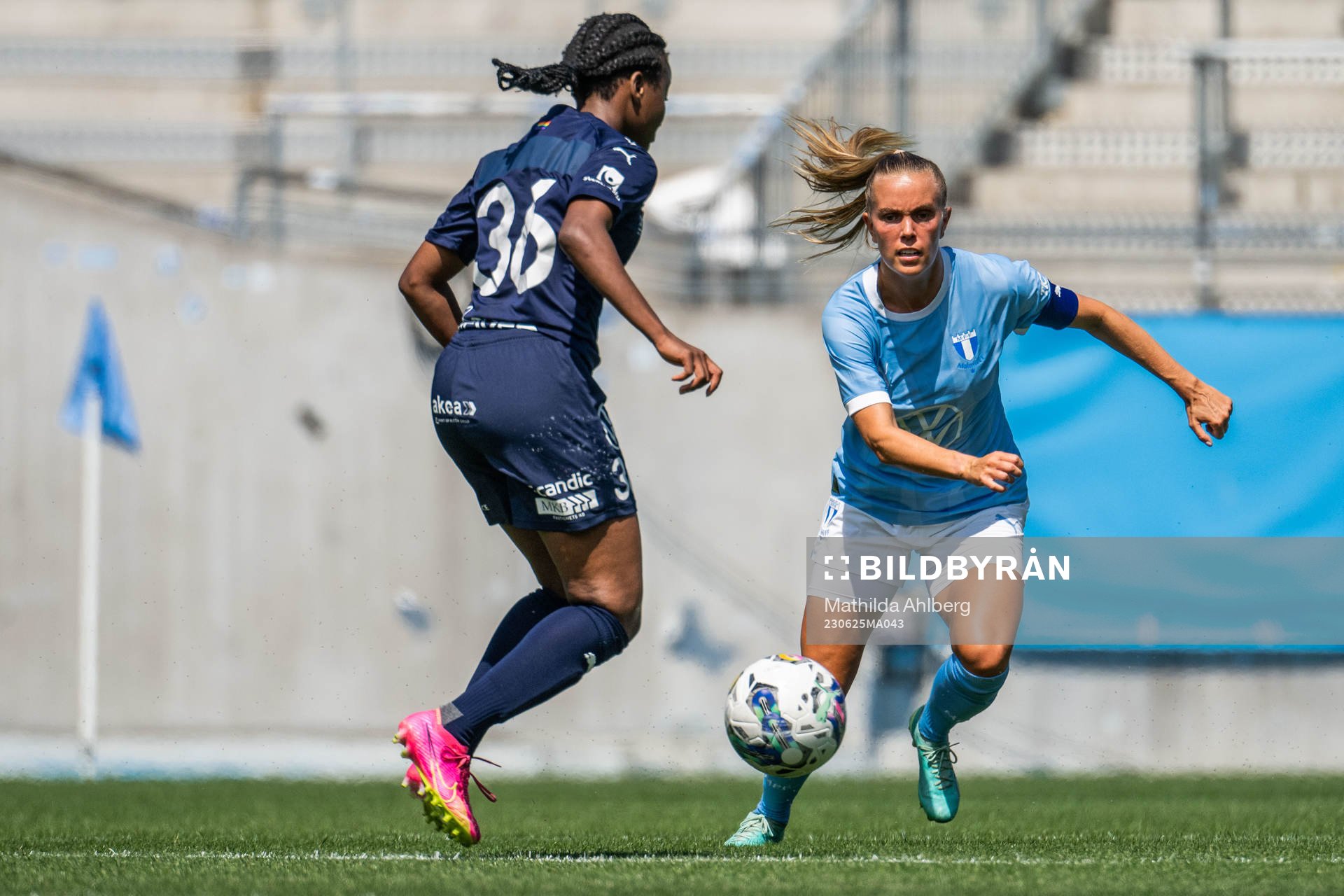 FC Rosengårds Hanna Cronqvist och Malmö FFs Elin