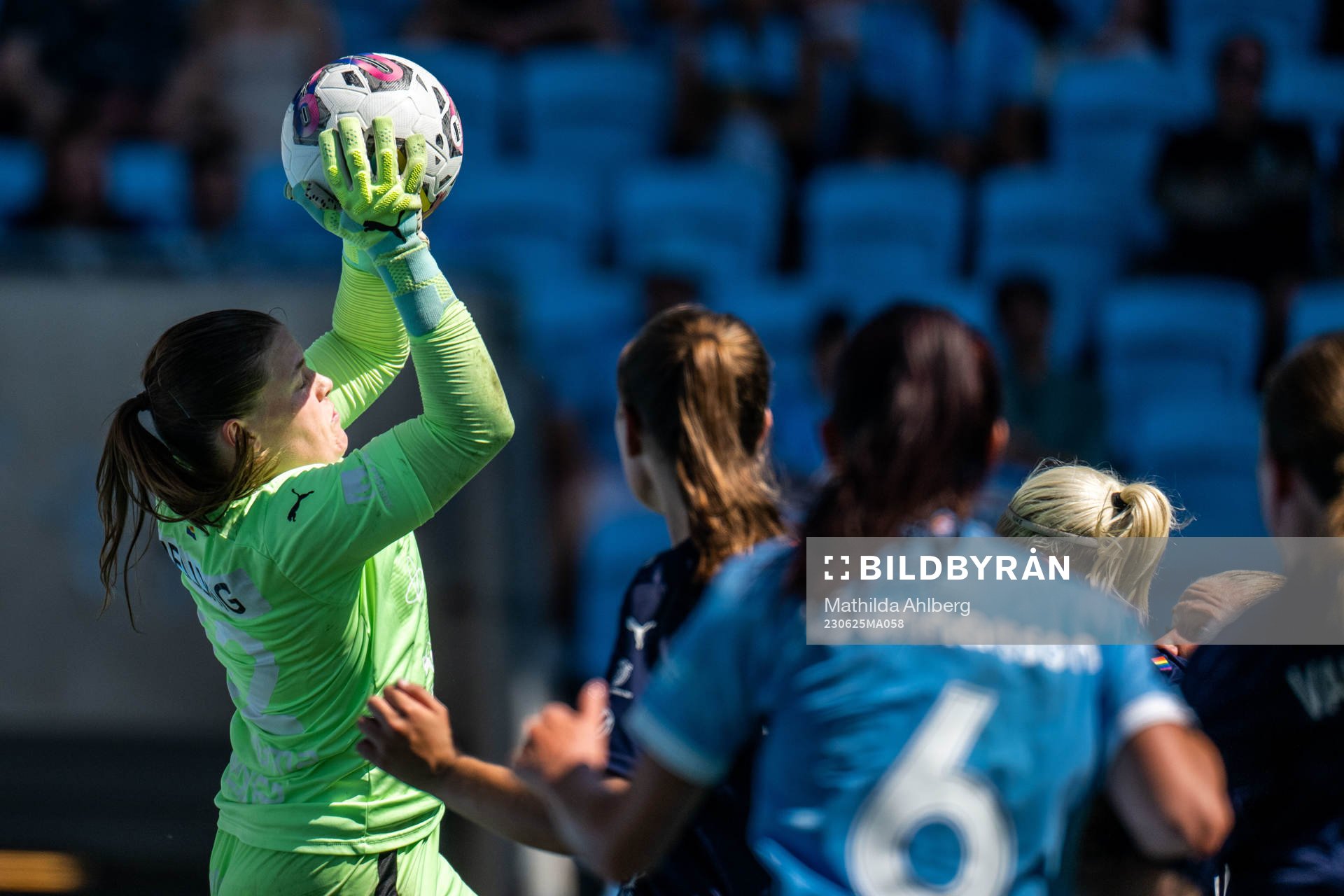 FC Rosengårds målvakt Disa Hellwig