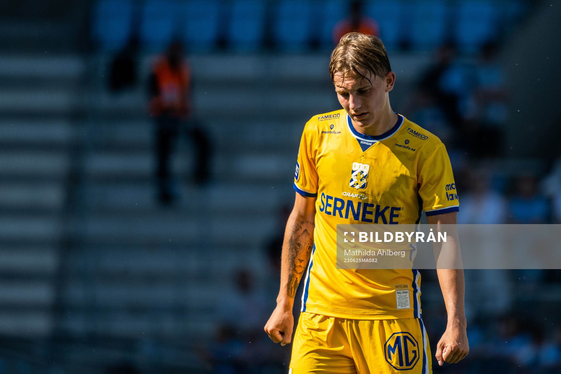 IFK Göteborgs Linus Carlstrand deppar