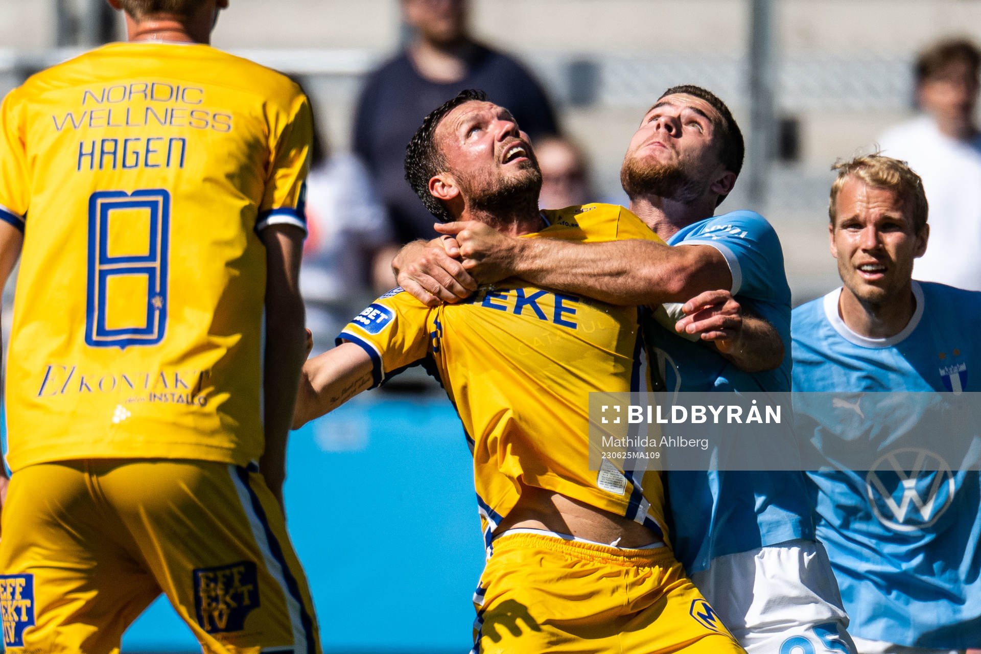 IFK Göteborgs Marcus Berg och Malmö FFs Gabriel Busanello