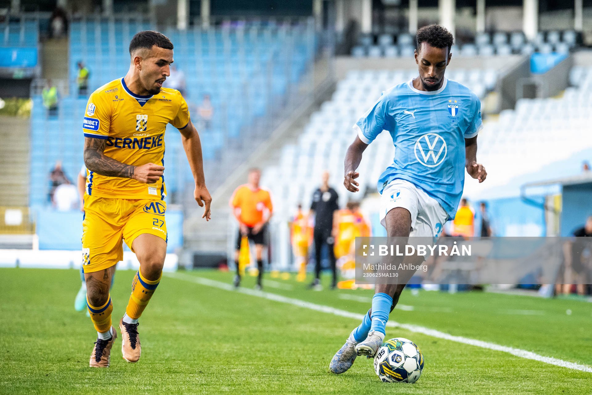 IFK Göteborgs Alai Hussain Ghasem och Malmö FFs Taha Ali