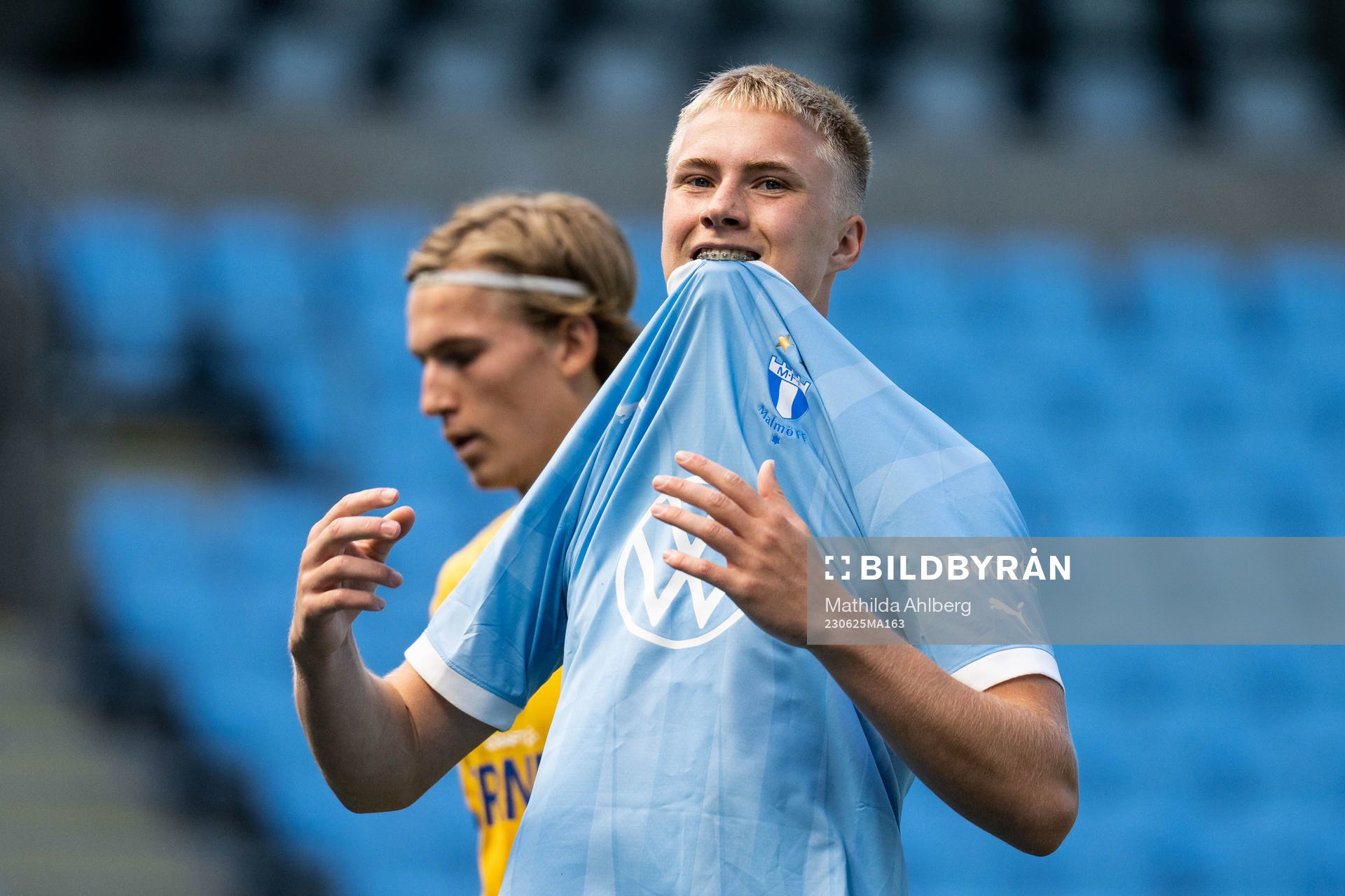 Malmö FFs Daniel Tristan Gudjohnsen deppar