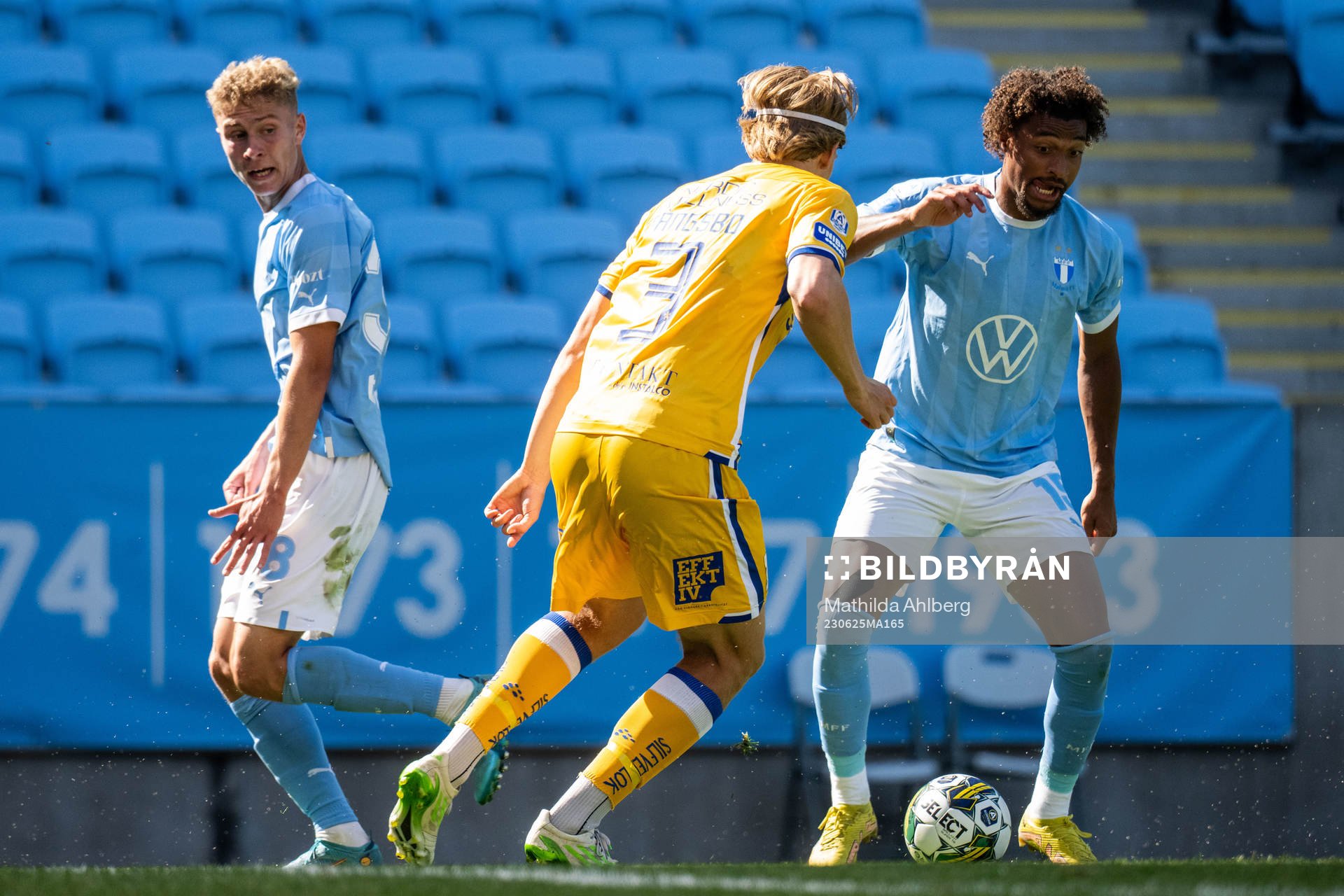 Malmö FFs Hugo Bolin och Joseph Ceesay