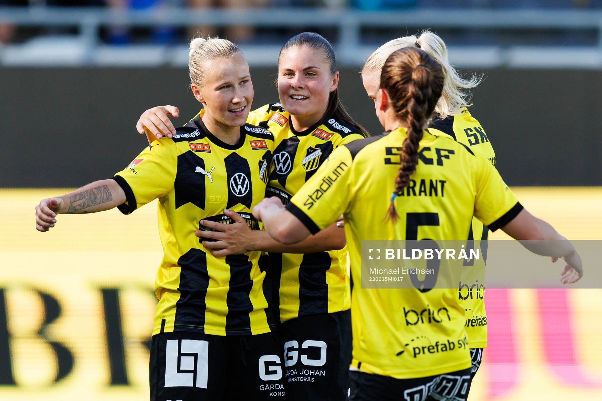 Häckens Marika Bergman Lundin jublar