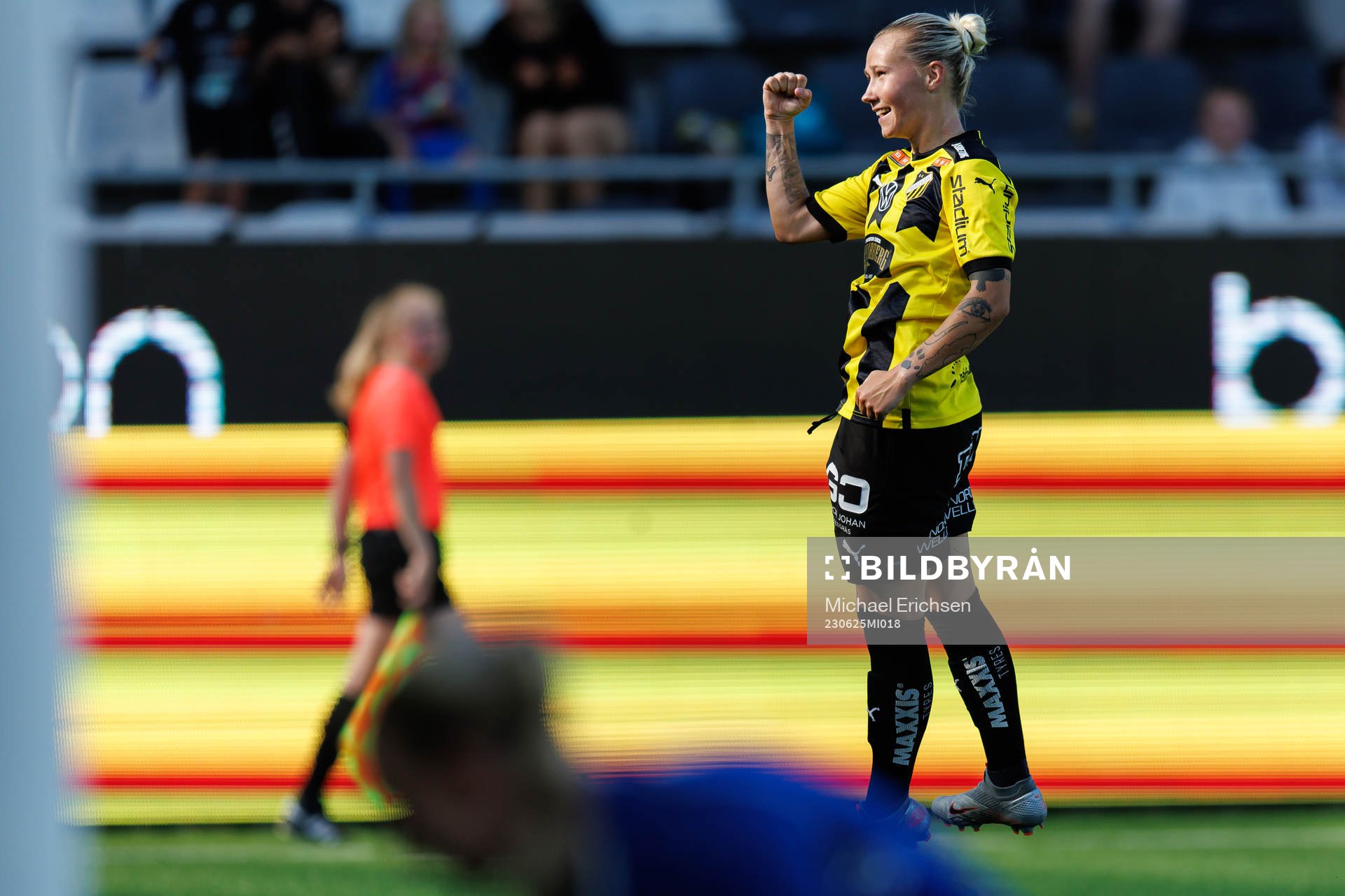 Häckens Marika Bergman Lundin jublar