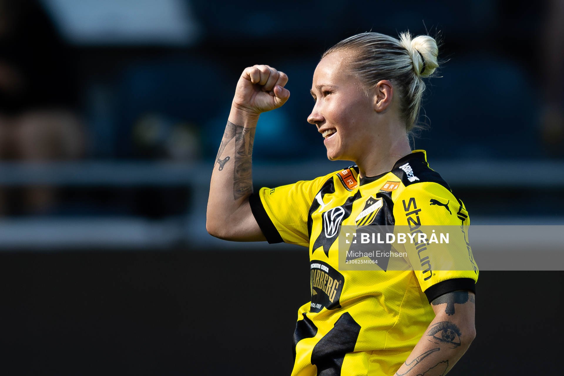 Häckens Marika Bergman Lundin jublar