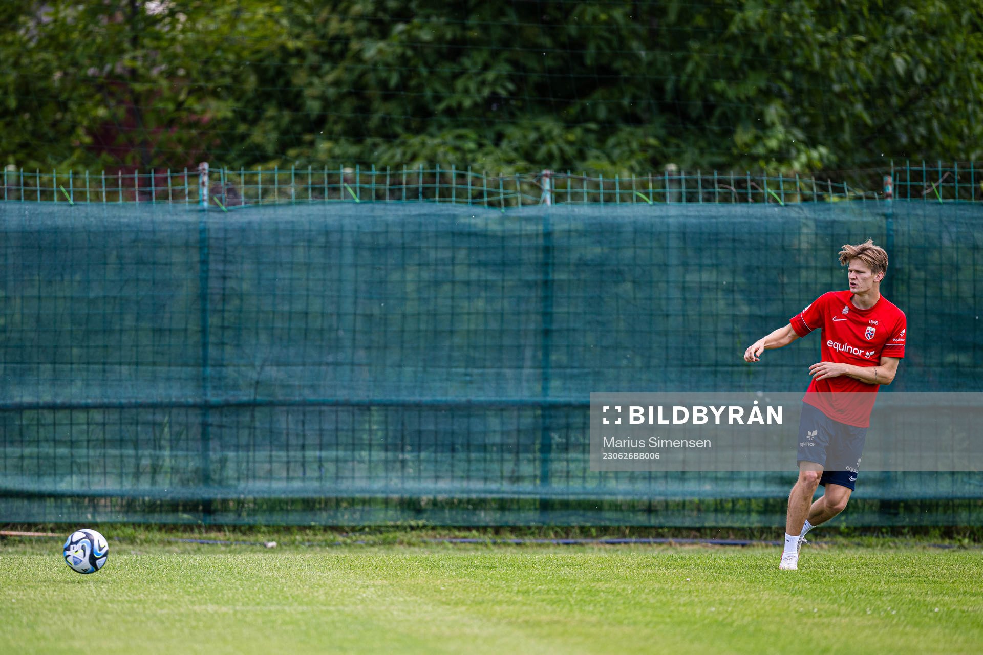 David Møller Wolfe of the Norwegian under-21 national