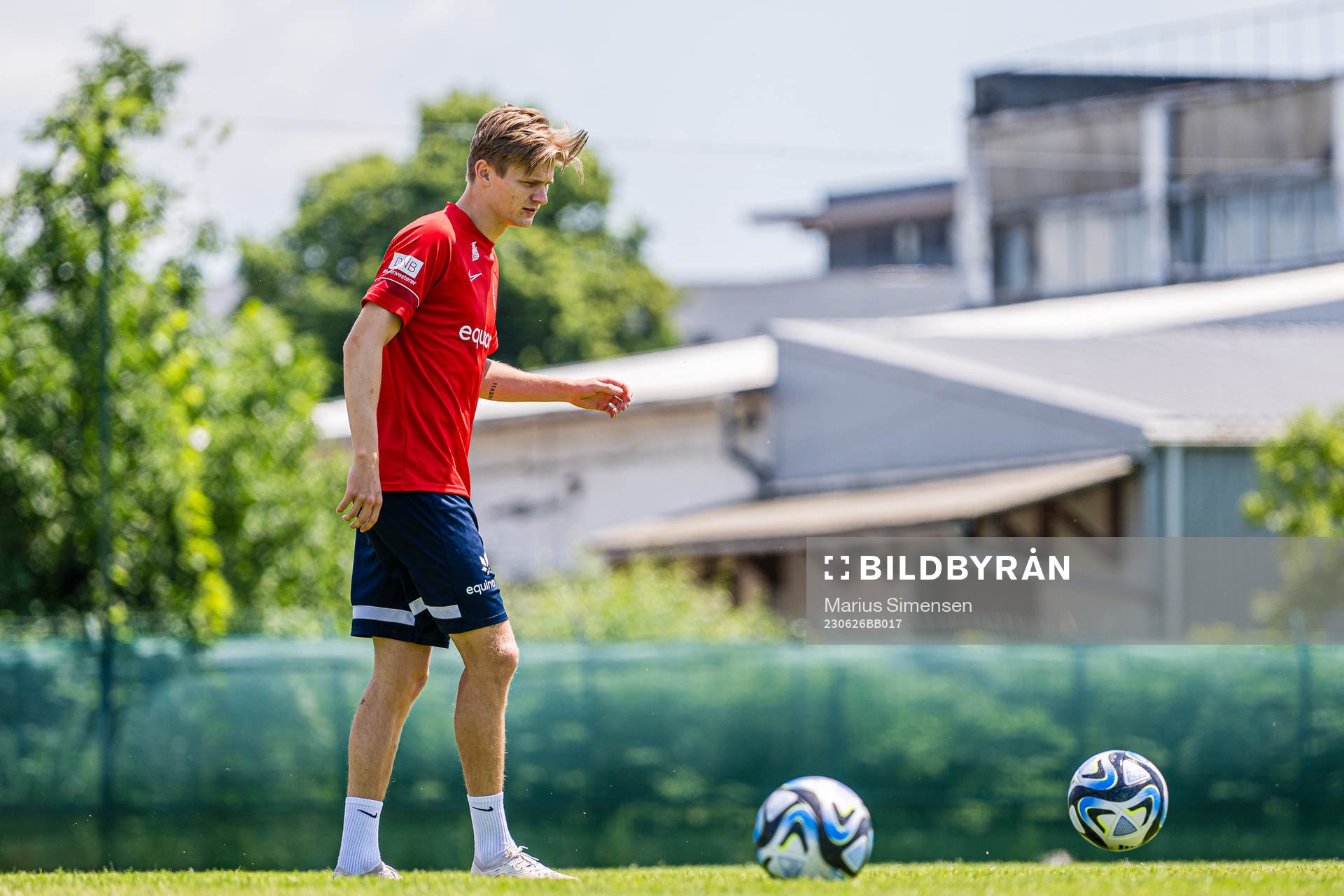 David Møller Wolfe of the Norwegian under-21 national