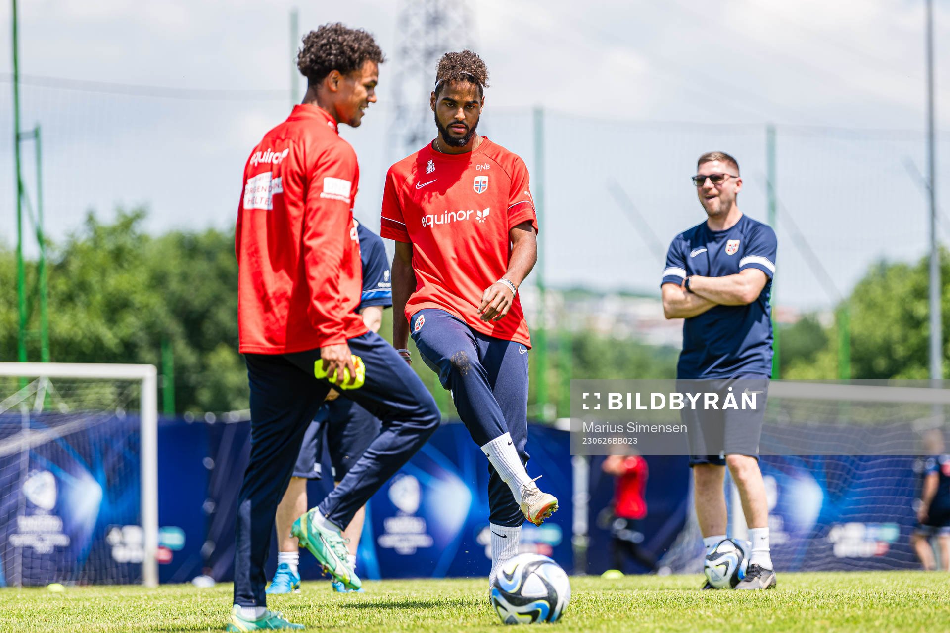 Emil Konradsen Ceide of the Norwegian under-21 national