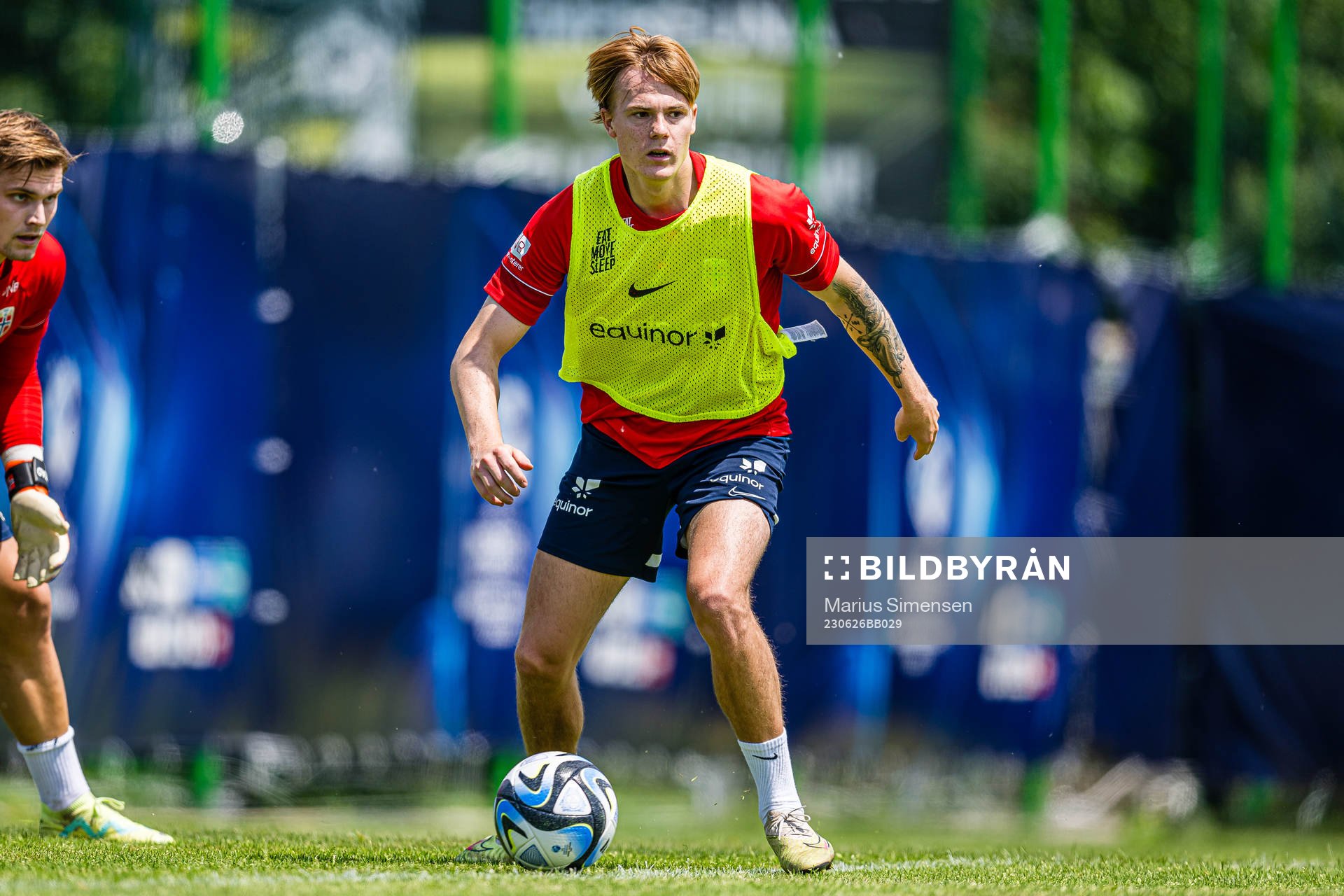 Tobias Christensen of the Norwegian under-21 national