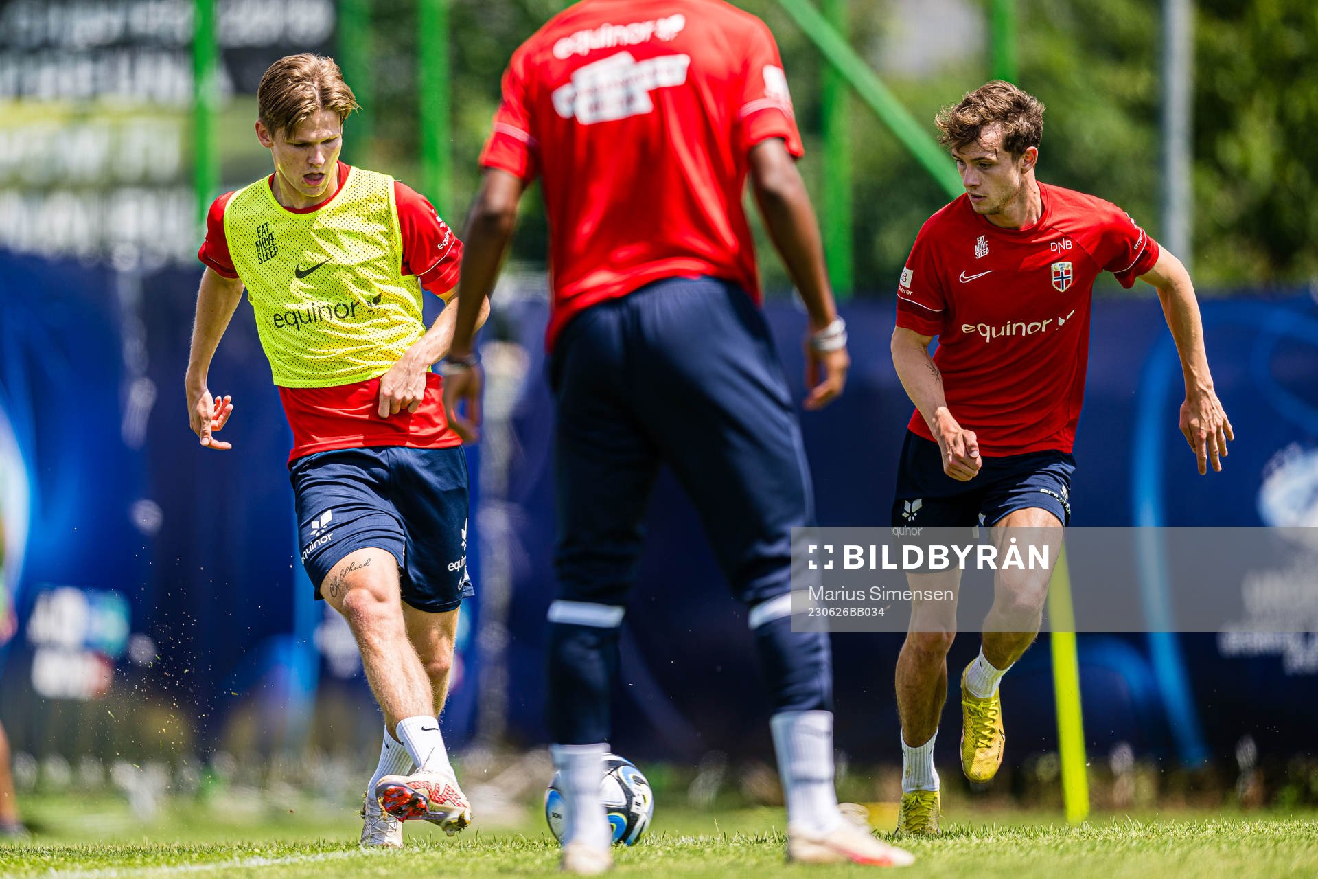 David Møller Wolfe and Håkon Evjen of the Norwegian