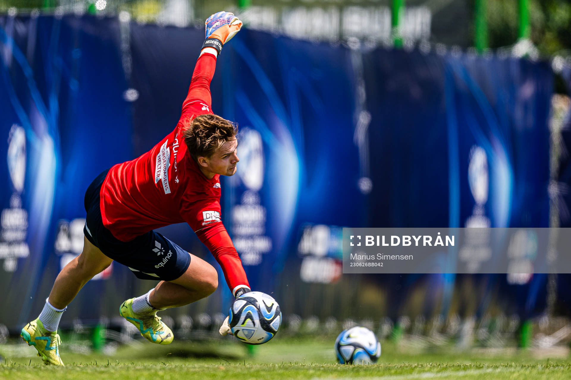 Mads Hedenstad Christiansen of the Norwegian under-21