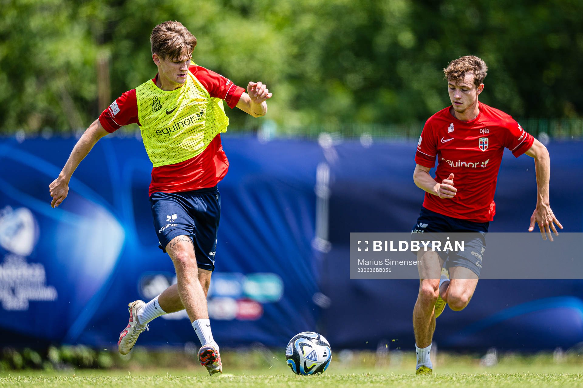 David Møller Wolfe of the Norwegian under-21 national