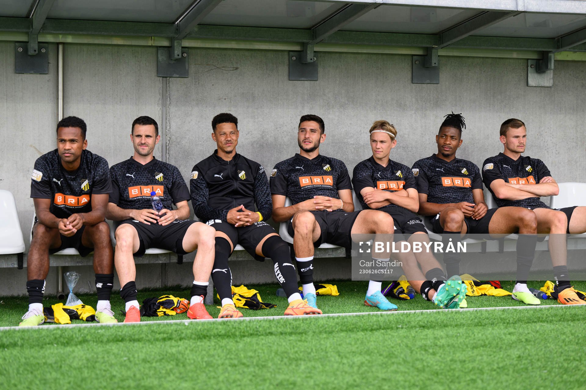 Häckens Ola Kamara, Kadir Hodzic, Tobias Sana, Filip