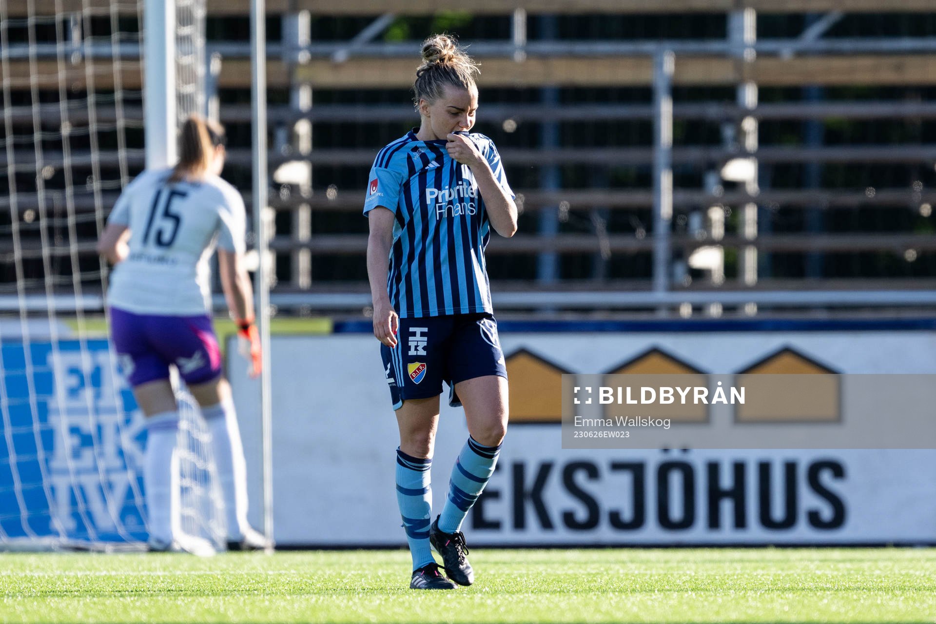 Djurgårdens Ebba Hed deppar