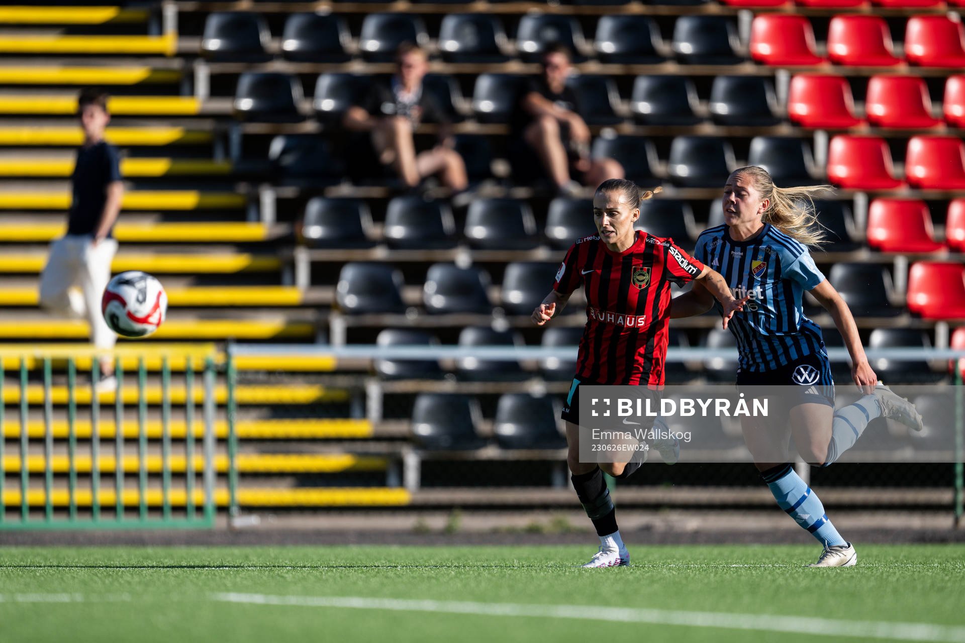 Brommapojkarnas Filippa Wallén och Djurgårdens Alice