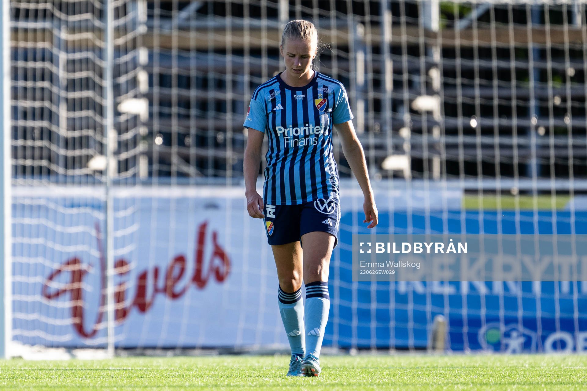 Djurgårdens Nellie Lilja deppar