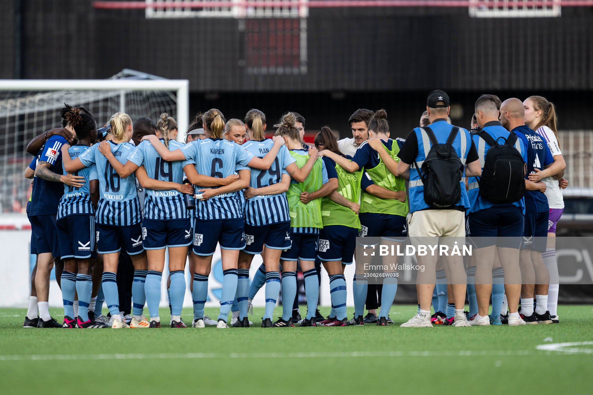 Djurgårdens spelare deppar