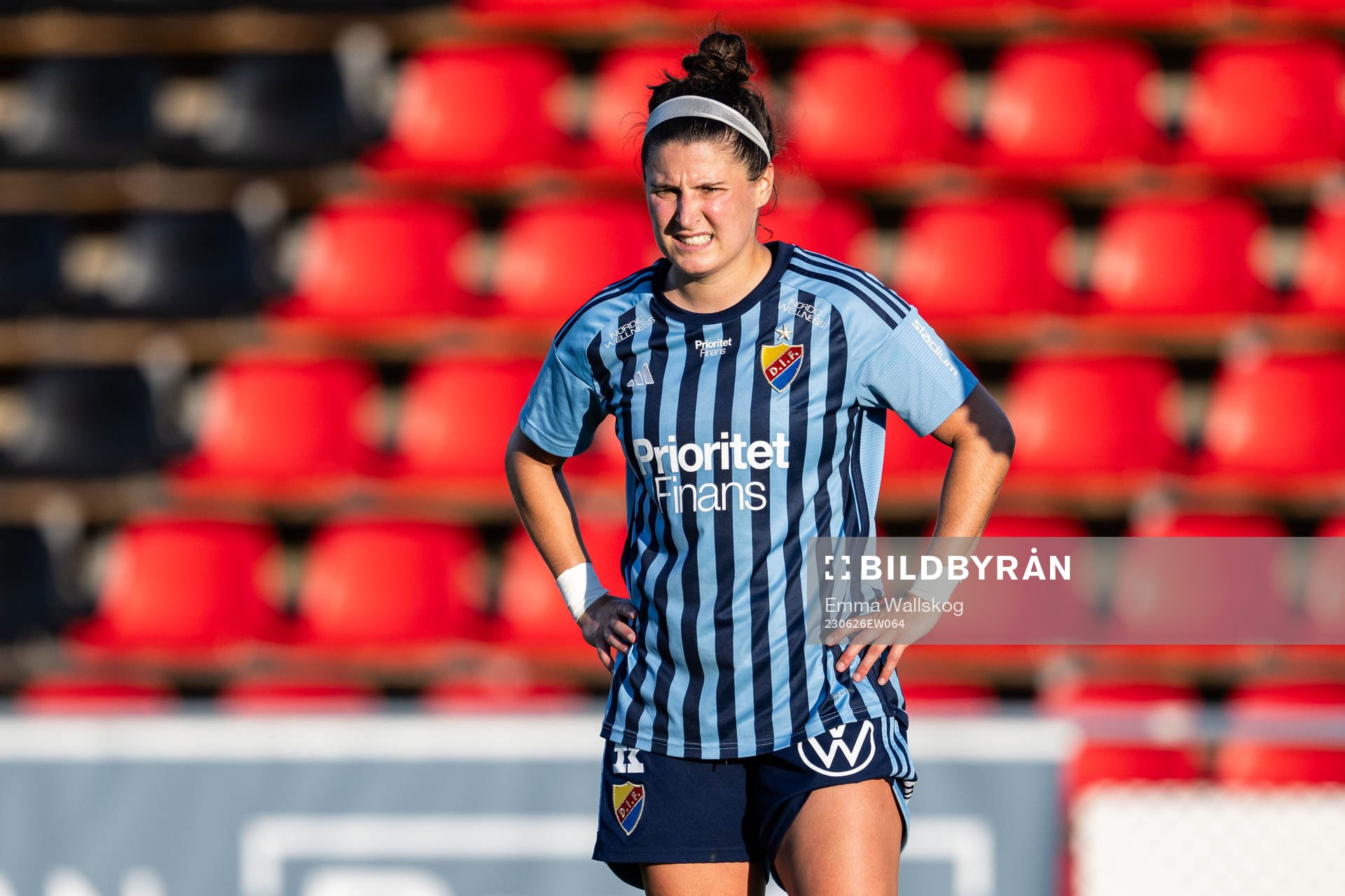Djurgårdens Hayley Dowd deppar