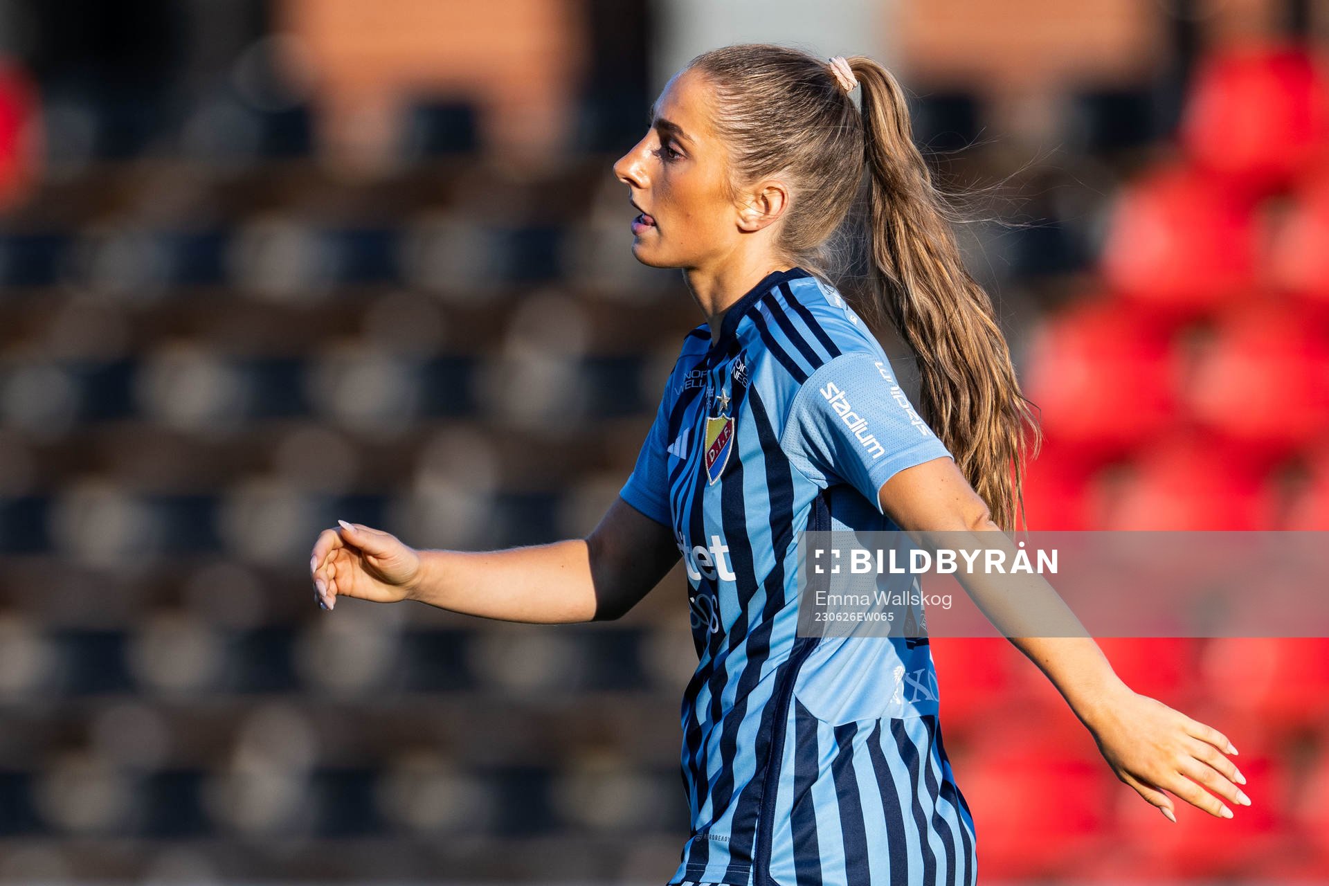 Djurgårdens Tilde Lindwall deppar