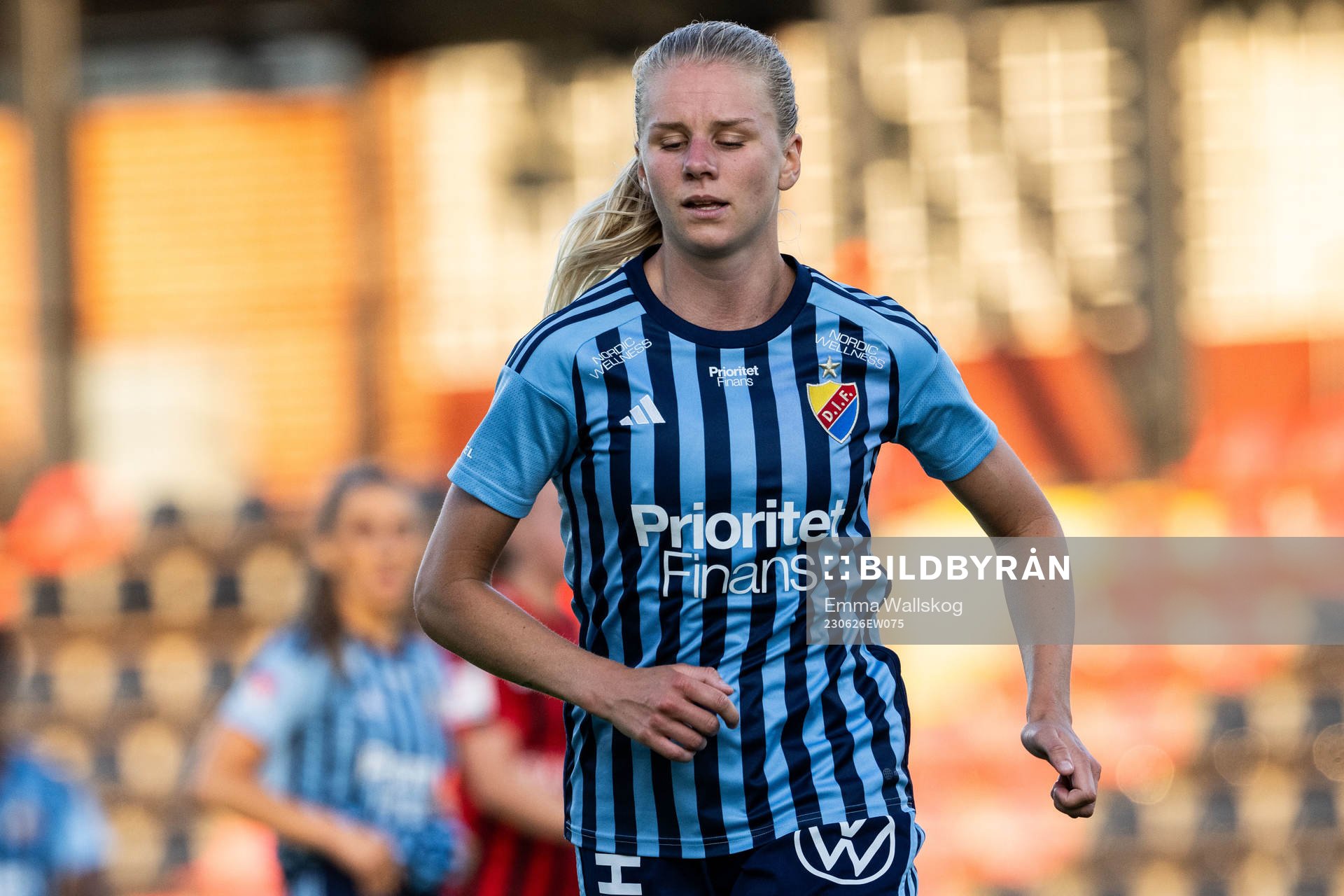 Djurgårdens Nellie Lilja deppar